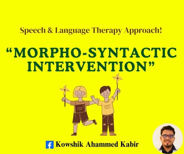 Morpho-syntactic intervention